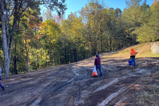 Clearing / Grading 5 clearing land, removing all stumps, presenting a pristine and unblemished canvas