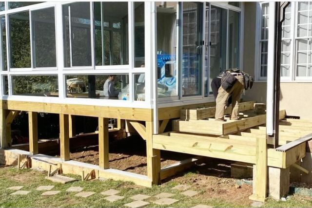 Decking 2 whitetail residential services decking 1