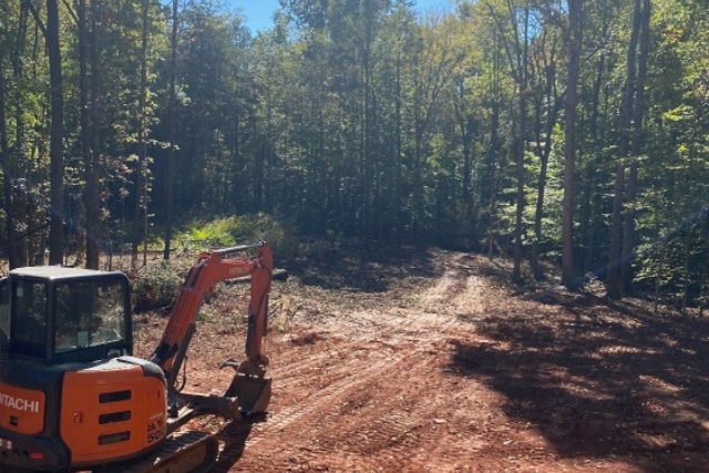 whitetail-residential-services-grading land grading and clearing photo for whitetail residential customer