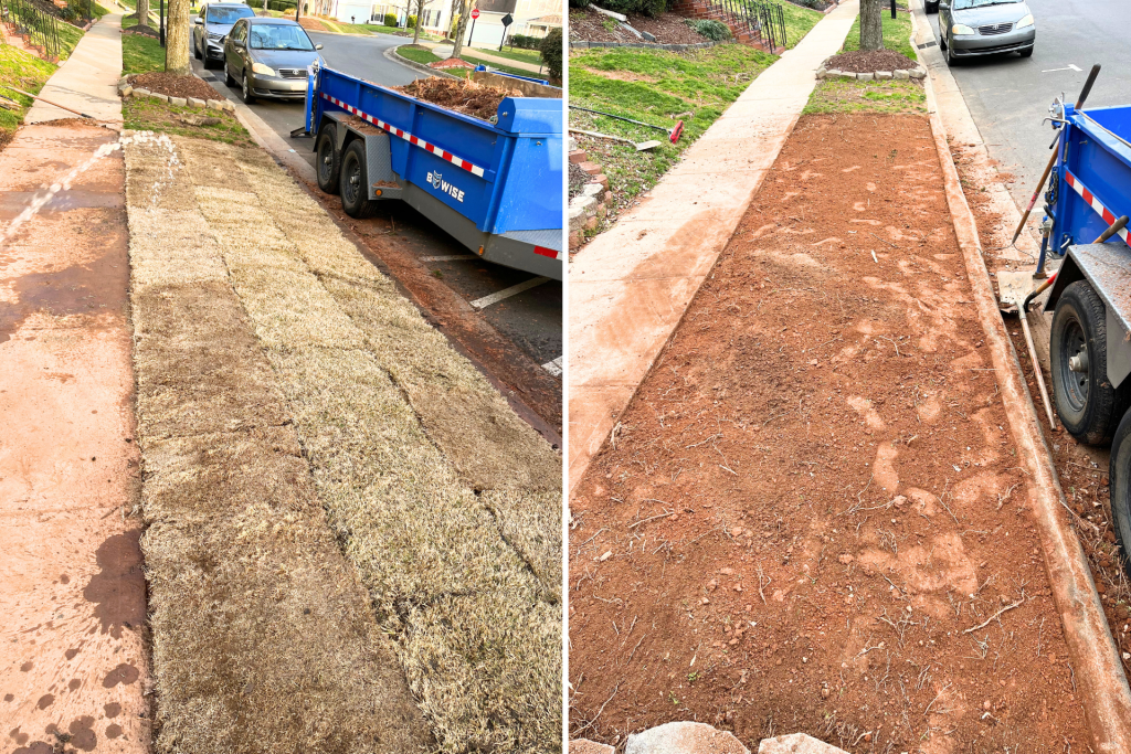 preparing for bermudagrass installation 