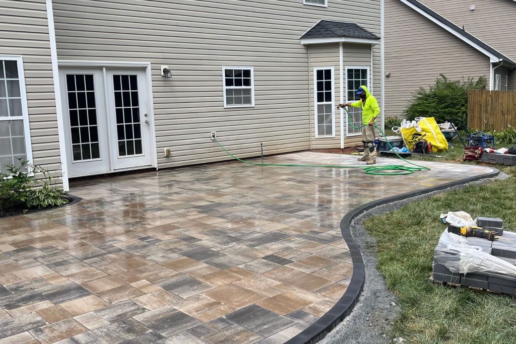 belgrade paver patio weting stone